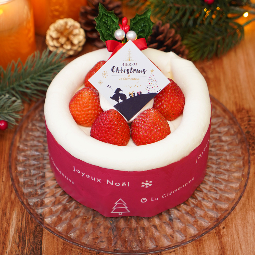 Gâteau Fraisier de Noël 4号